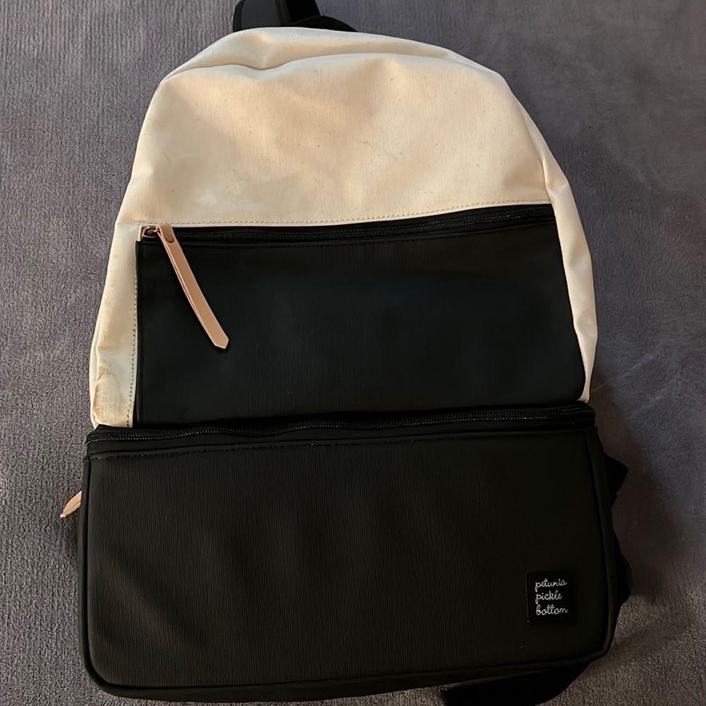 Petunia Pickle Bottom
Colorblock Axis Canvas Backpack Diaper Bag. EUC ⭐️